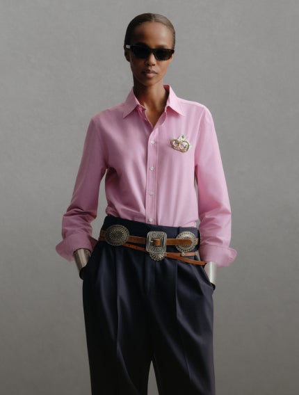 Big Pony Stretch Mesh Polo Shirt