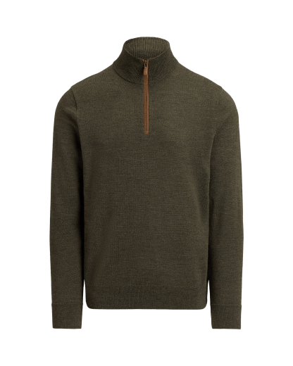 Wool Quarter-Zip Sweater
