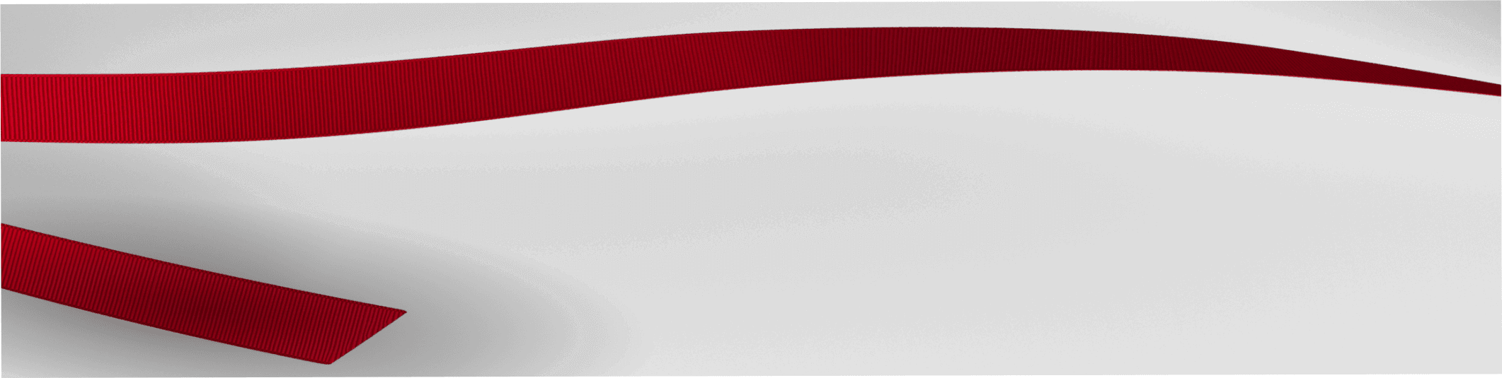 Close-up of red ribbon.