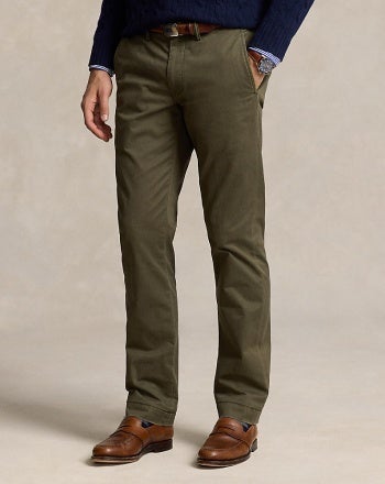 Men's Green Classic Fit Pants | Ralph Lauren