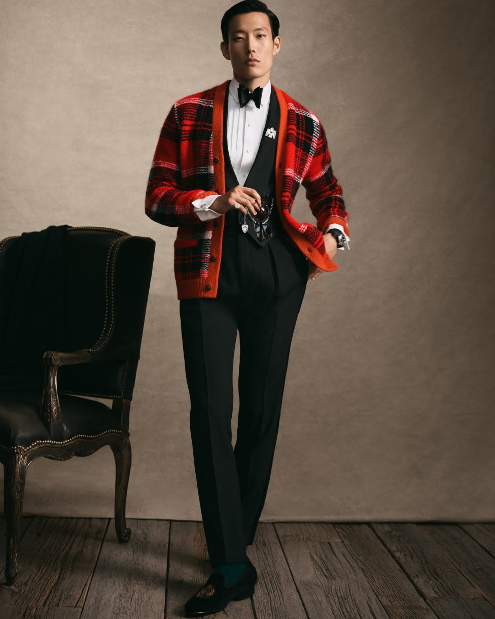 christmas formal dress for men Braveman Men's Classic Fit Ugly Christmas Suits with Matching Tie main image 1