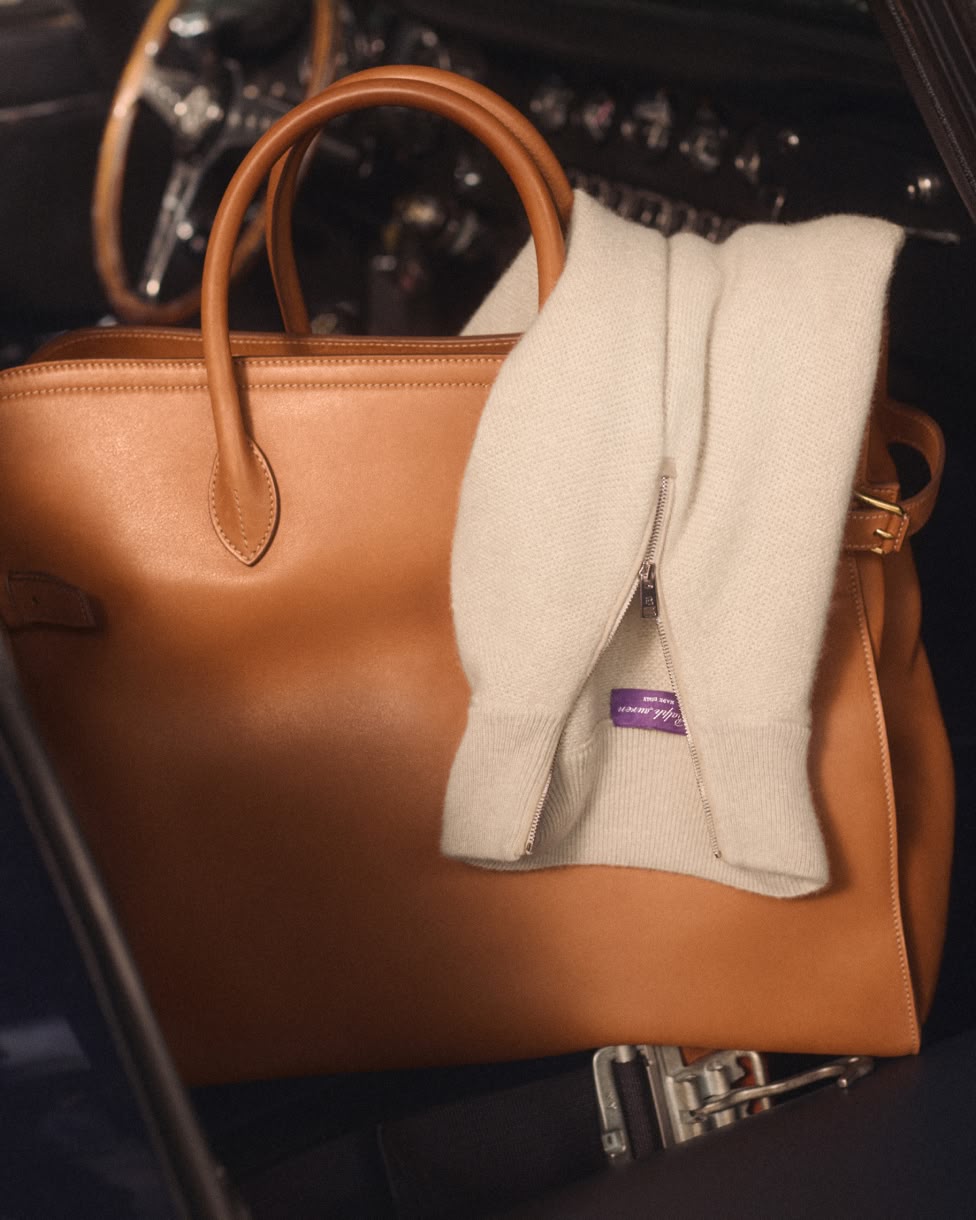 Birdseye Cashmere Quarter-Zip Sweater