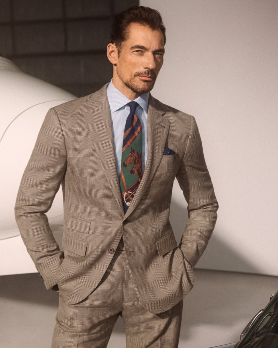 Kent Hand-Tailored Glen Plaid Suit