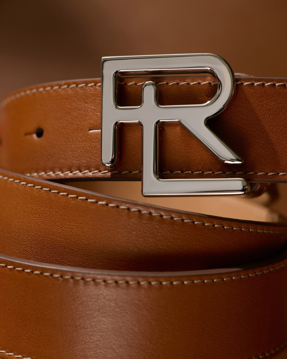 RL Box Leather Belt