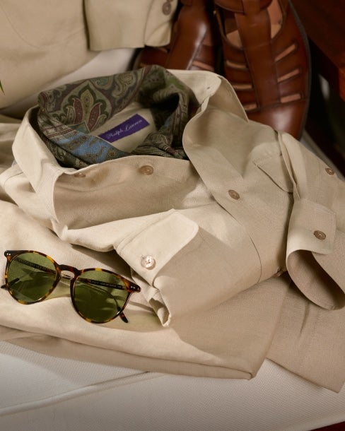 Cotton-Cashmere Herringbone Shirt
