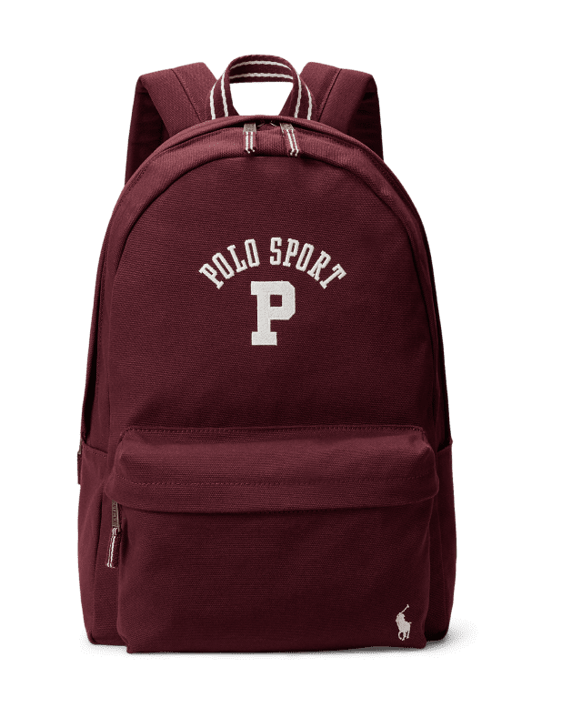 Polo Sport Cotton Canvas Large Backpack