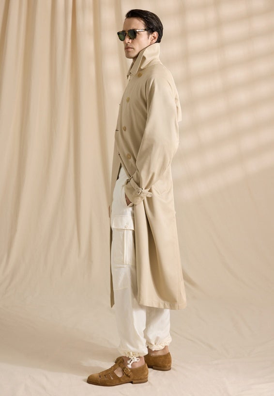 A look from Ralph Lauren’s Spring 2026 Milan presentation shown on model.