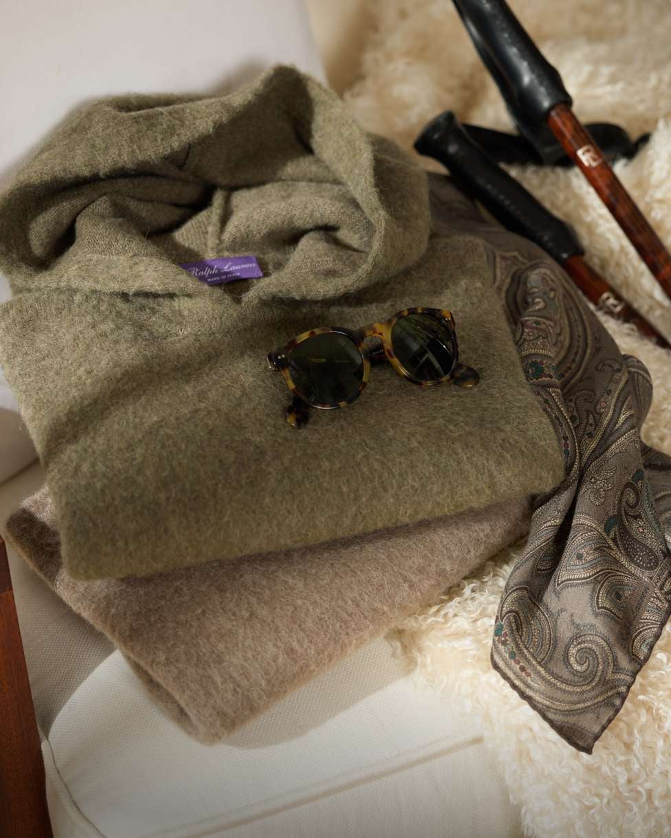 Cashmere-Wool Hooded Sweater
