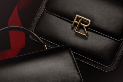 Black leather crossbody bags.