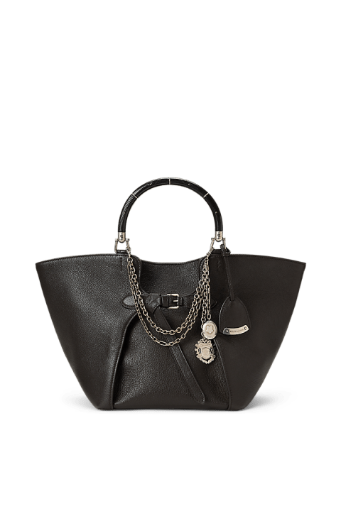 The Ralph Chain-Trim Goatskin Tote