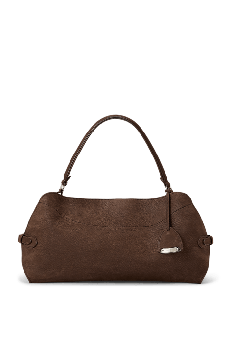 The Ralph Nubuck Pebbled Shoulder Bag