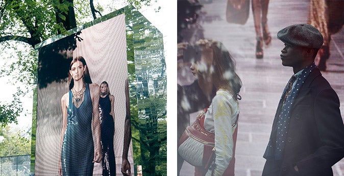 Photographs of the 50 Years of Reflection installation
