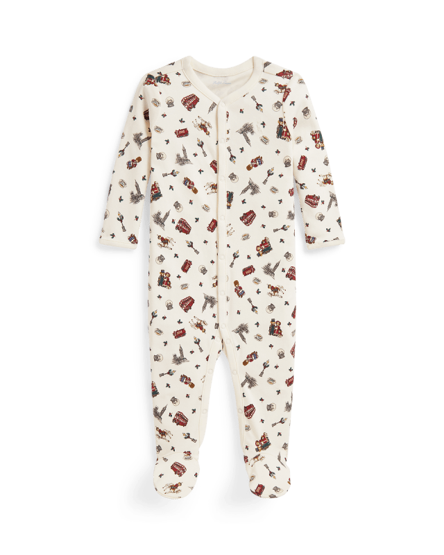 Polo Bear Cotton Interlock Coverall