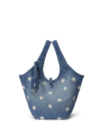 Polo Play Star Denim Tote